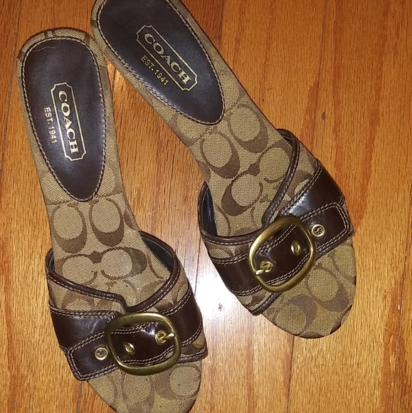 Coach Shoes - Coach sandal wedges